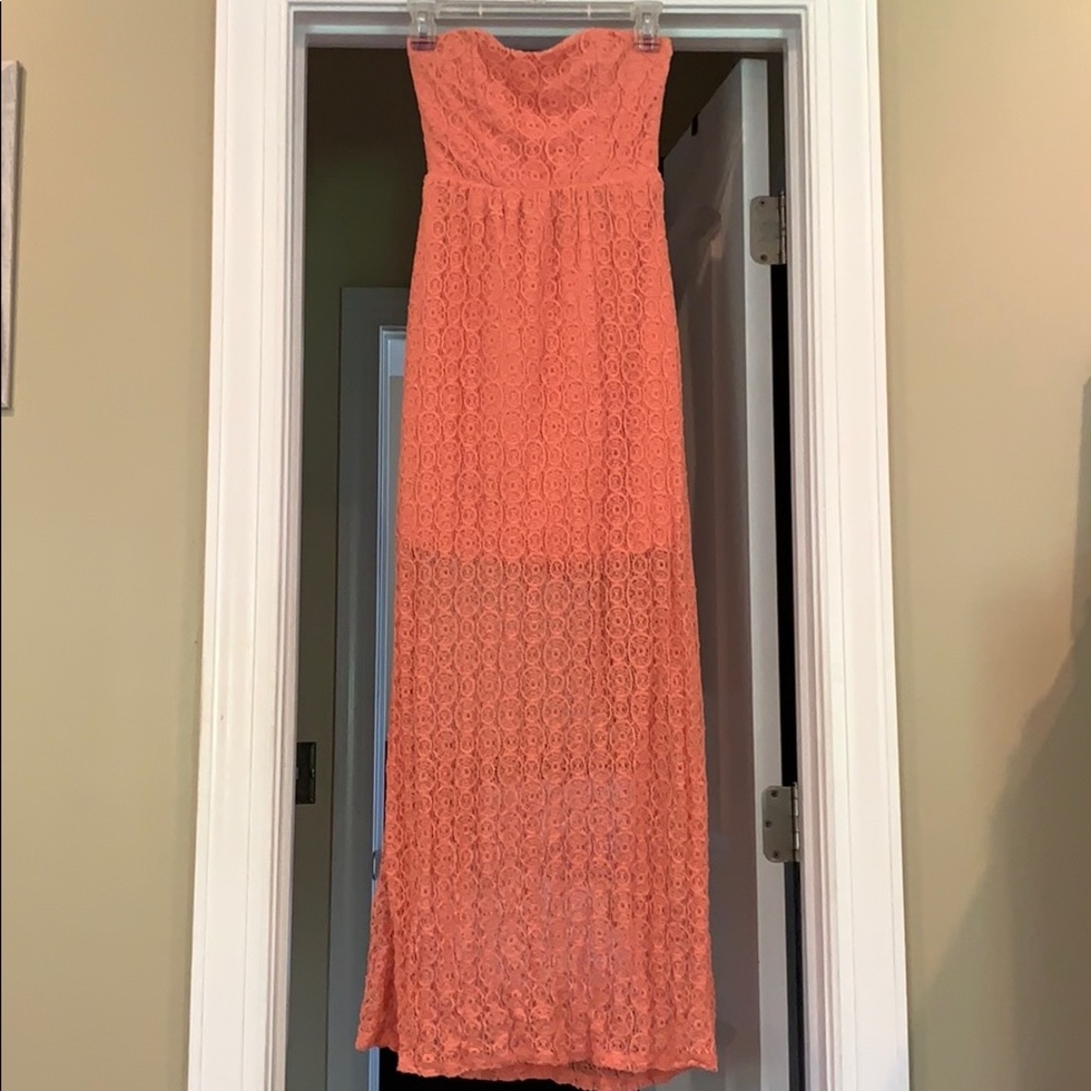 Strapless summer dress